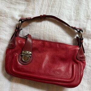 Vintage Marc Jacob’s Red Leather Shoulder Bag